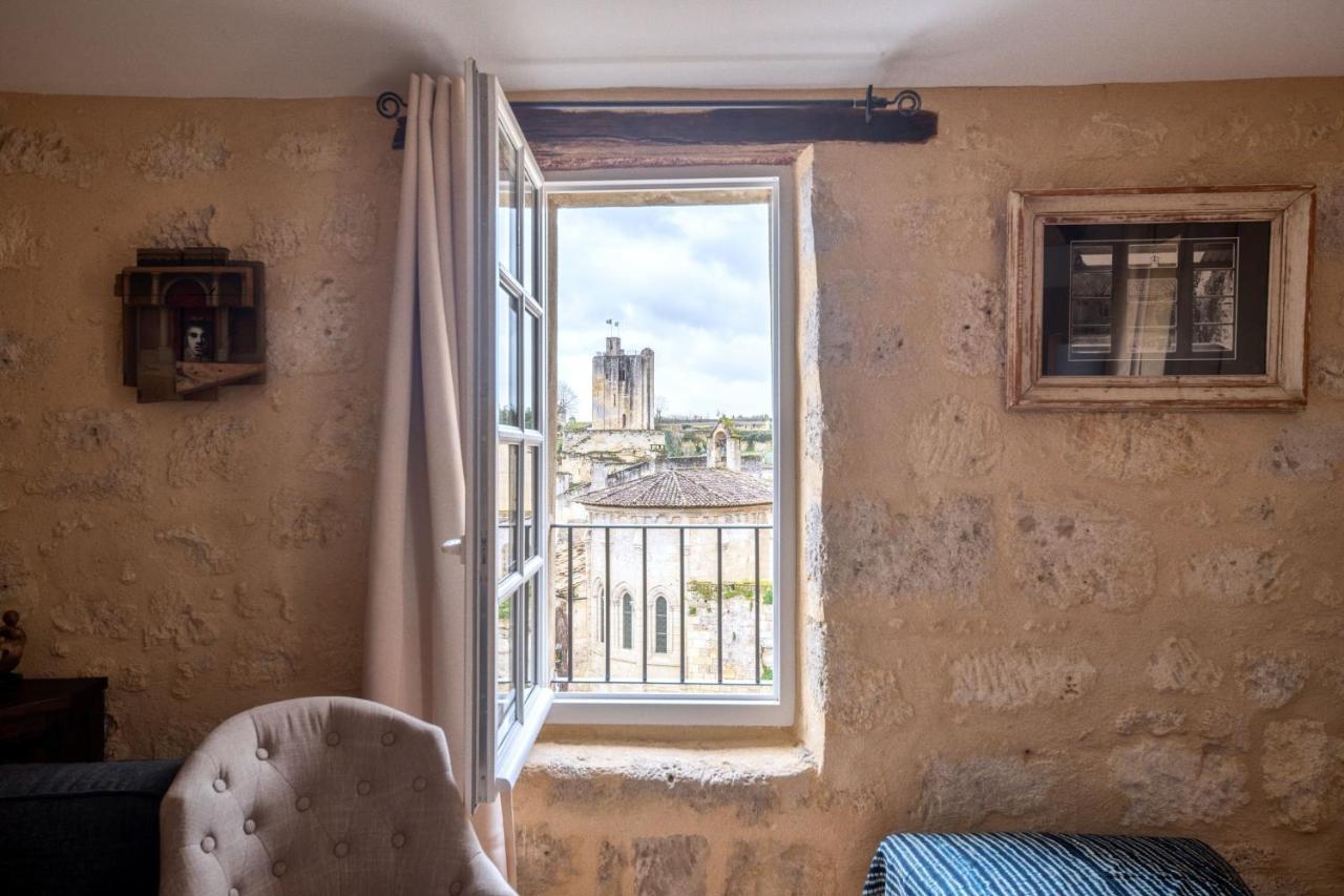 Elegant Appartement Tout Confort Avec Climatisation Dans Le Centre Historique De St Emilion Saint-Émilion Buitenkant foto