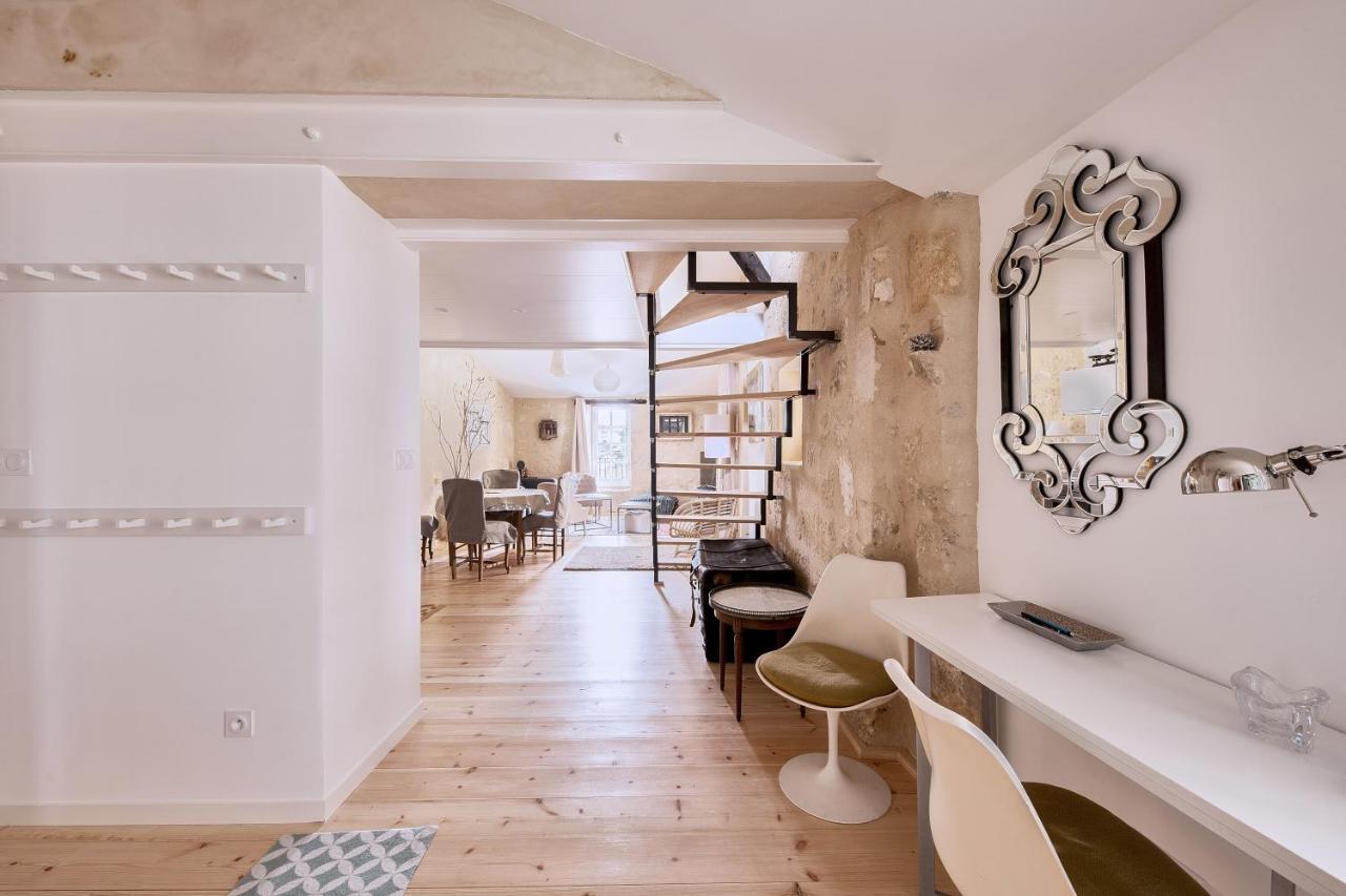 Elegant Appartement Tout Confort Avec Climatisation Dans Le Centre Historique De St Emilion Saint-Émilion Buitenkant foto