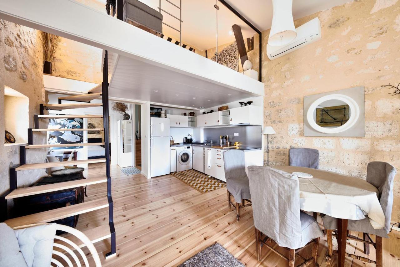 Elegant Appartement Tout Confort Avec Climatisation Dans Le Centre Historique De St Emilion Saint-Émilion Buitenkant foto