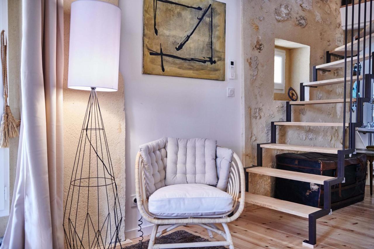 Elegant Appartement Tout Confort Avec Climatisation Dans Le Centre Historique De St Emilion Saint-Émilion Buitenkant foto