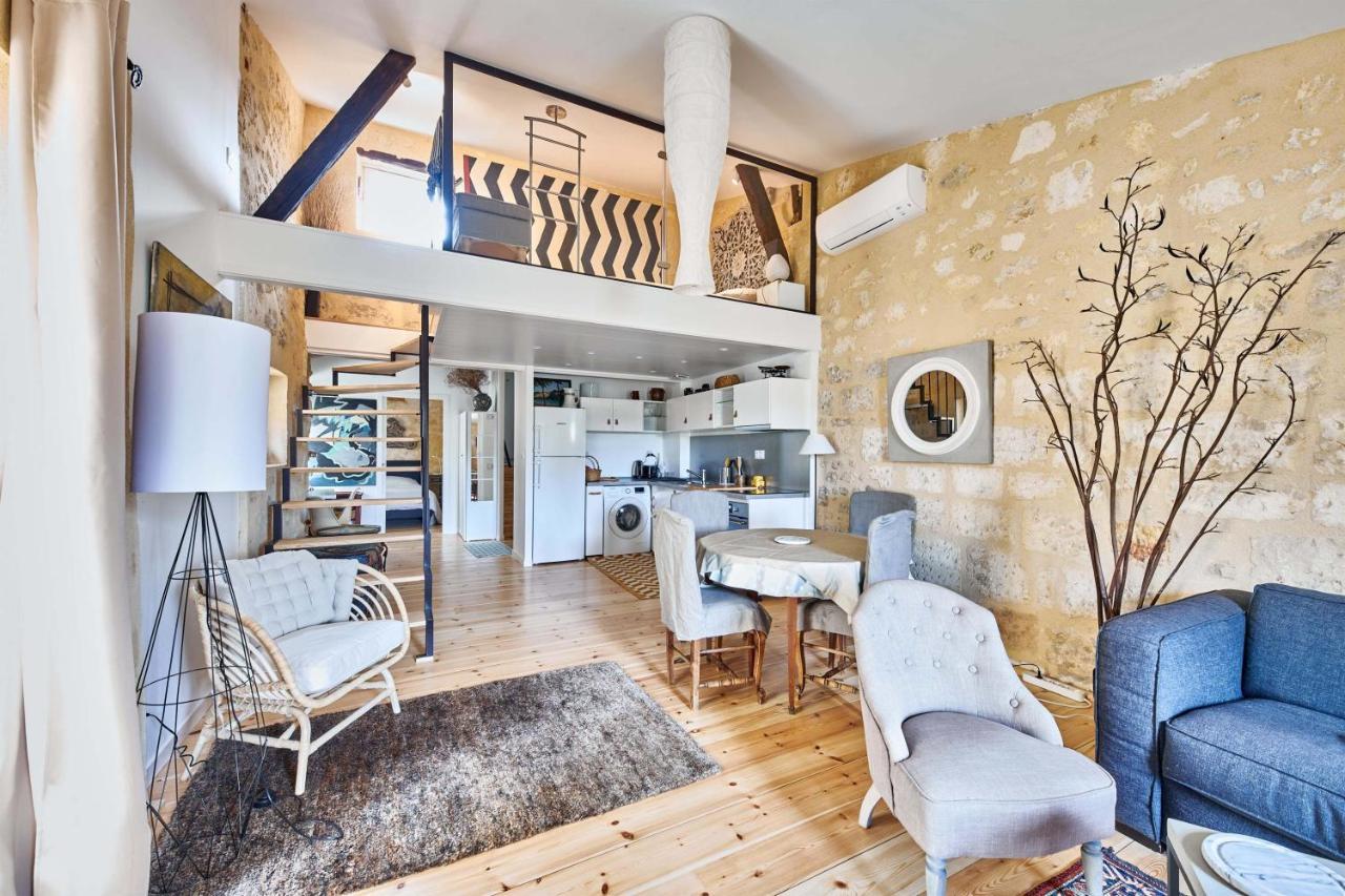 Elegant Appartement Tout Confort Avec Climatisation Dans Le Centre Historique De St Emilion Saint-Émilion Buitenkant foto