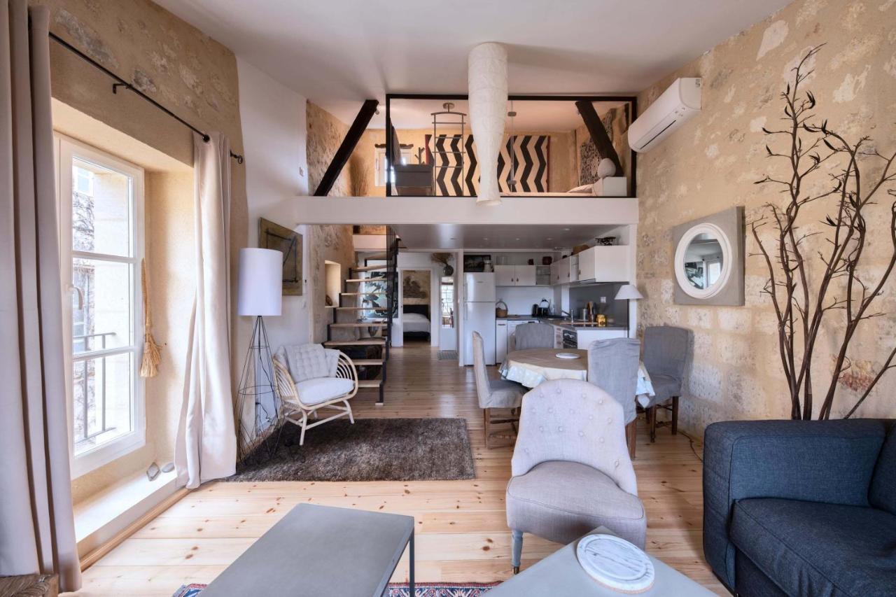 Elegant Appartement Tout Confort Avec Climatisation Dans Le Centre Historique De St Emilion Saint-Émilion Buitenkant foto