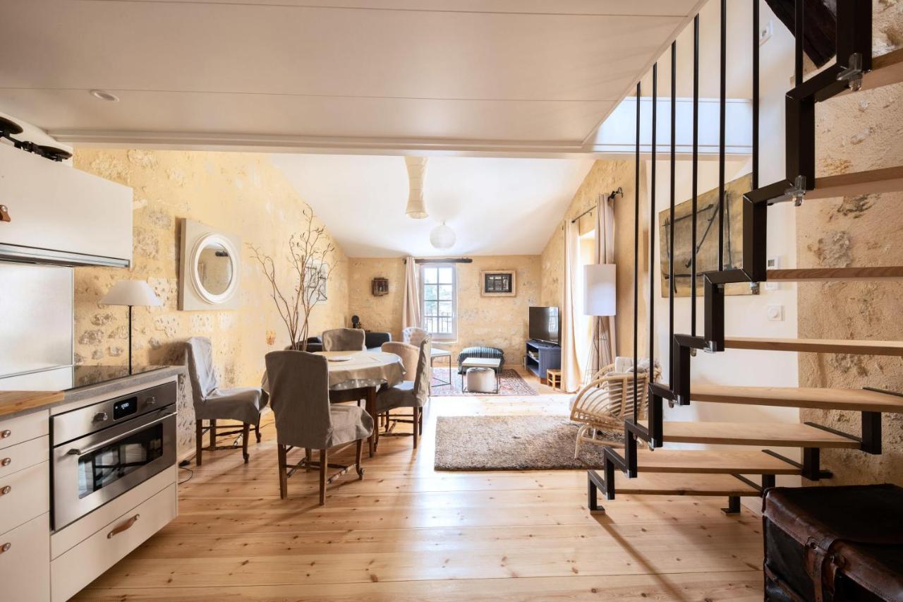 Elegant Appartement Tout Confort Avec Climatisation Dans Le Centre Historique De St Emilion Saint-Émilion Buitenkant foto